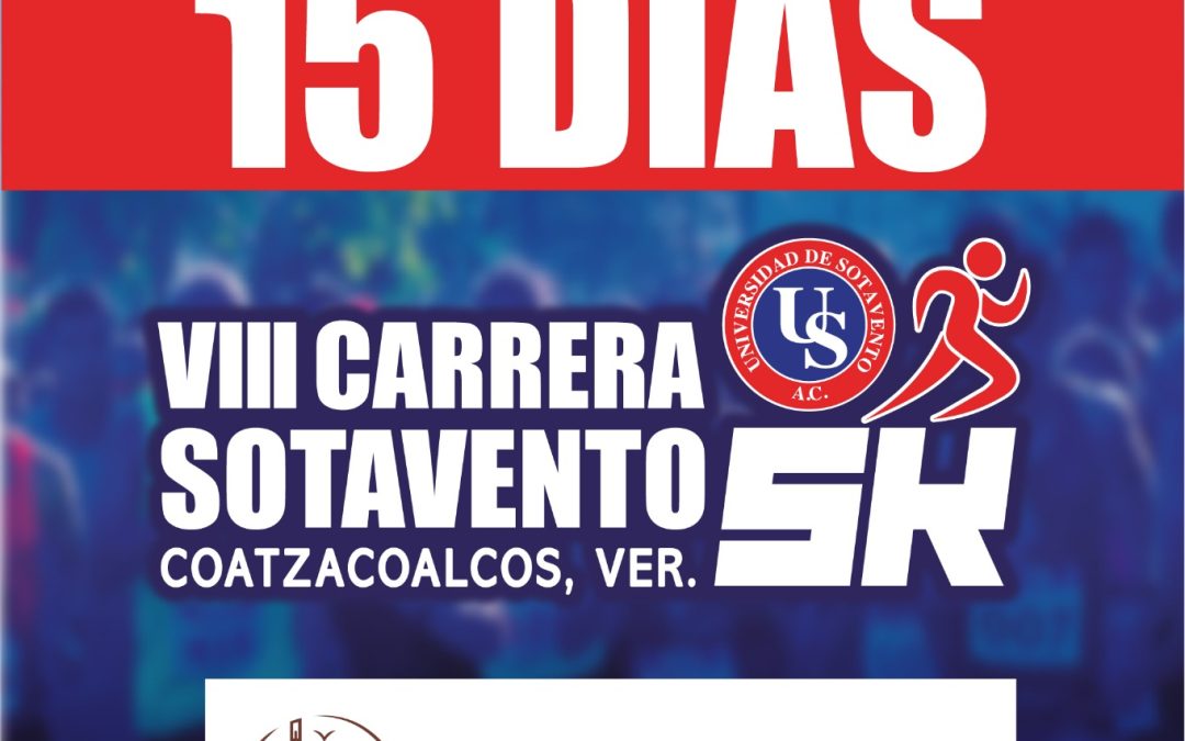 ¡FALTAN SOLO 15 DÍAS PARA LA SOTAVENTO 5K!