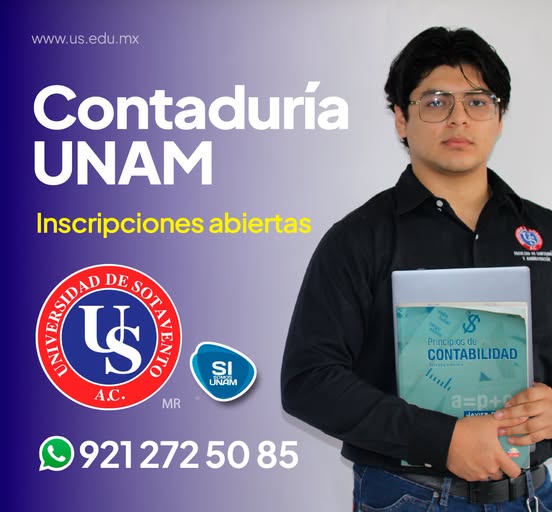 Forma tu futuro en Contaduría con el respaldo académico de la UNAM y la SEP
